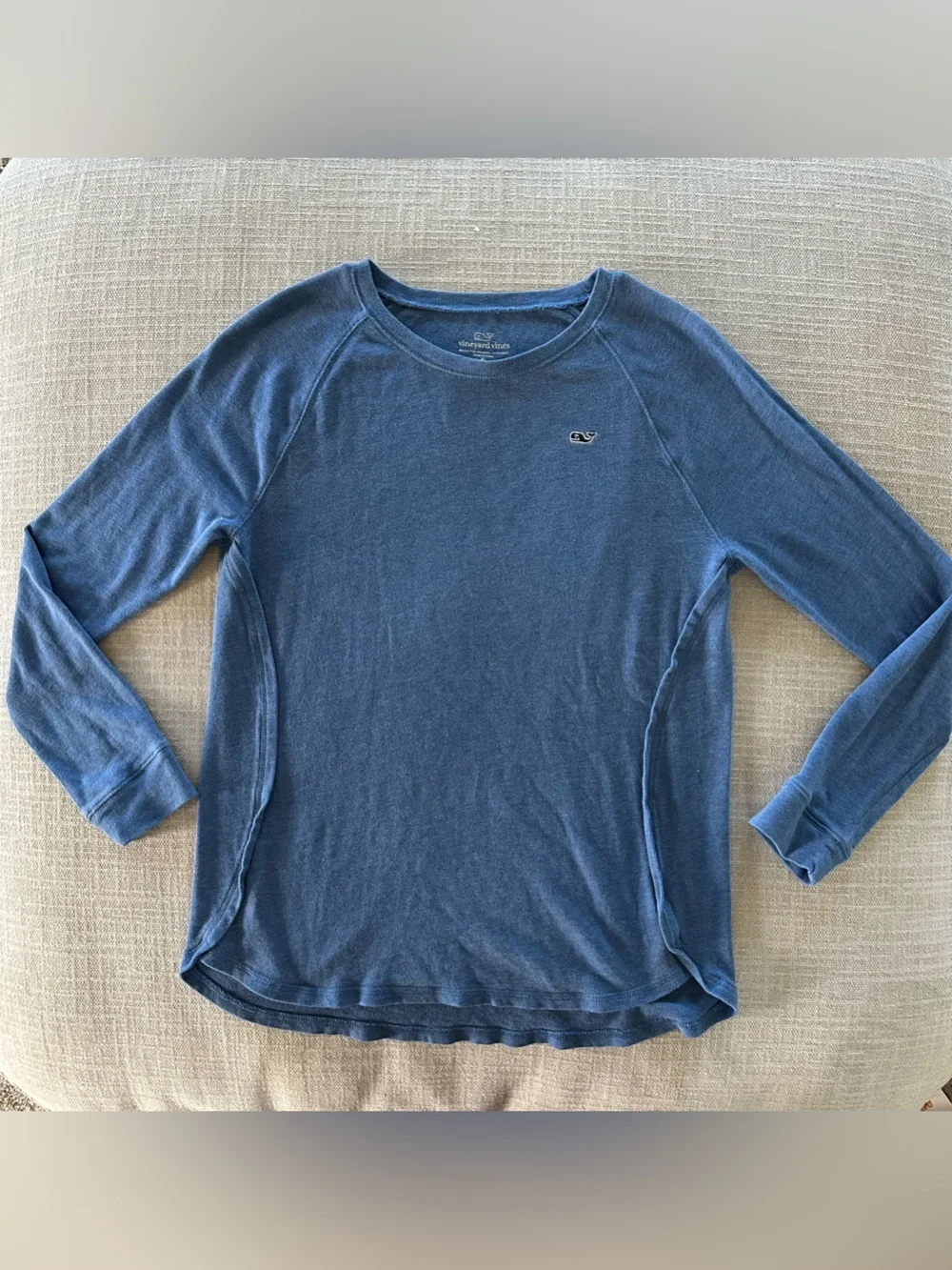 ✨ Vineyard Vines Youth Girls Heather Blue Raglan Tee ✨ XL